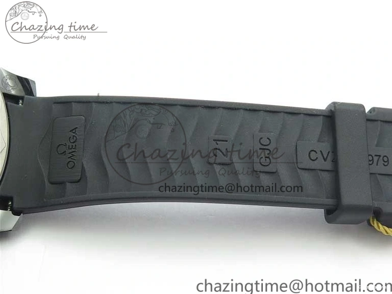 0121 Seamaster Diver 300M Real Ceramic Case VSF 1:1 Best Edition on Black Rubber Strap A8806 (Free Nato) SunProtective 7935